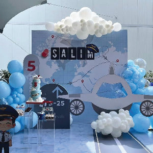 Aeroplane Theme Birthday Decoration