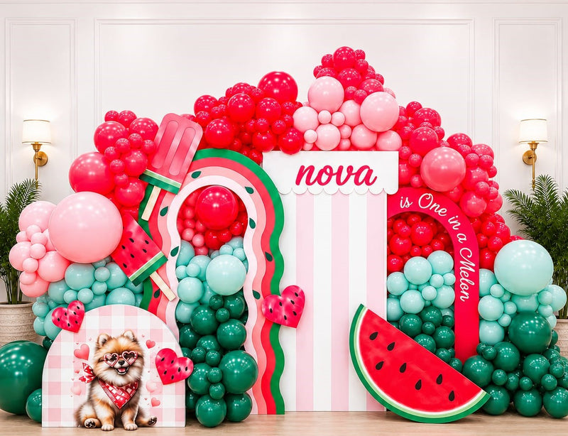 Watermelon Theme Birthday Decoration!
