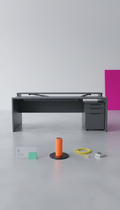 Modular Desk Workspace With Storage