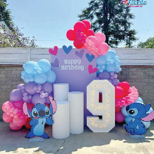 Stitch-Themed Birthday Decoration