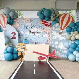 Parachute Theme Birthday Décoration